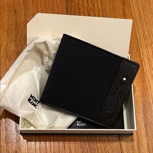 Montblanc Black Textured Card Holder